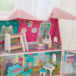 Dollhouse With Furniture For Kids 71 X 60 X 33 Cm (Model 4