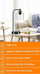 Industrial Table Lamp with 2 USB Port for Bedside Nightstand Desk