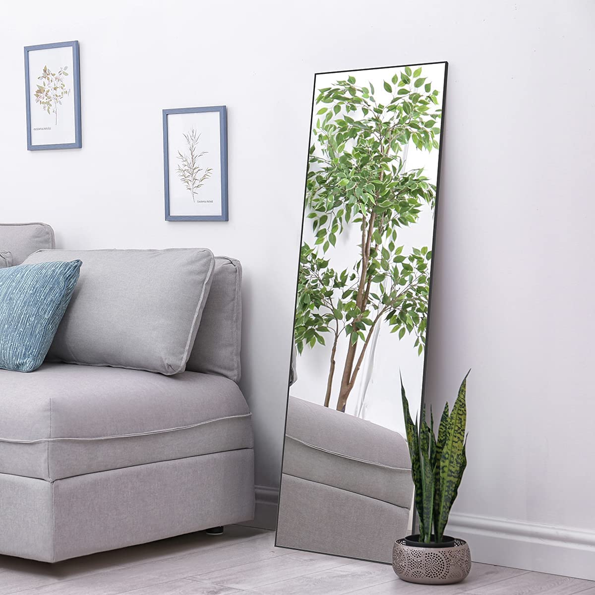 Full-Length Door Mirror Long Standing for Bedroom