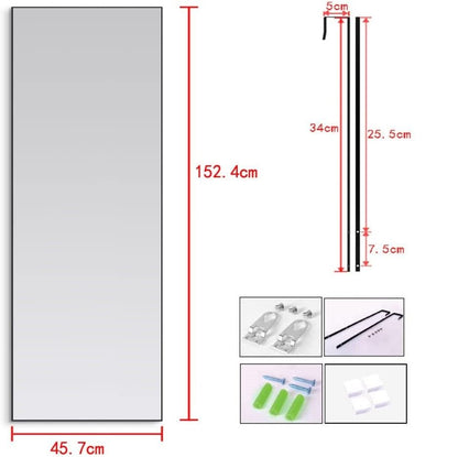 Full-Length Door Mirror Long Standing for Bedroom