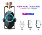 360 Wireless Car Charger Mount with Auto-Clamping 15w Fast Charging