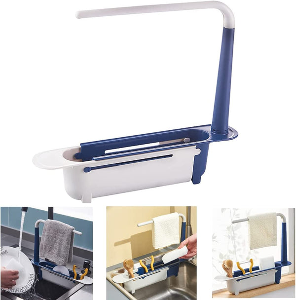  2-in-1 Kitchen Sponge Holder Brush Holder