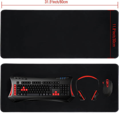 LT Gaming Mouse Pad Non-Slip Rubber Base, Anti-Fraying Stitched Edges Office Working