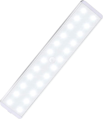 24 LED Stick Motion Sensor Light Wireless Under Cabinet for Wardrobe Stairs