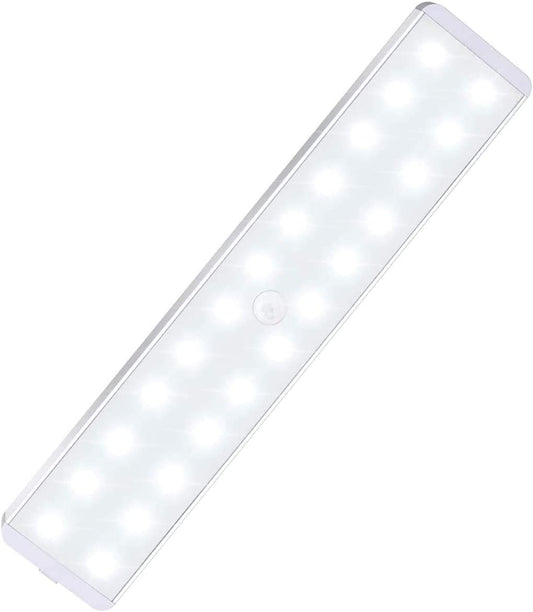 24 LED Stick Motion Sensor Light Wireless Under Cabinet for Wardrobe Stairs