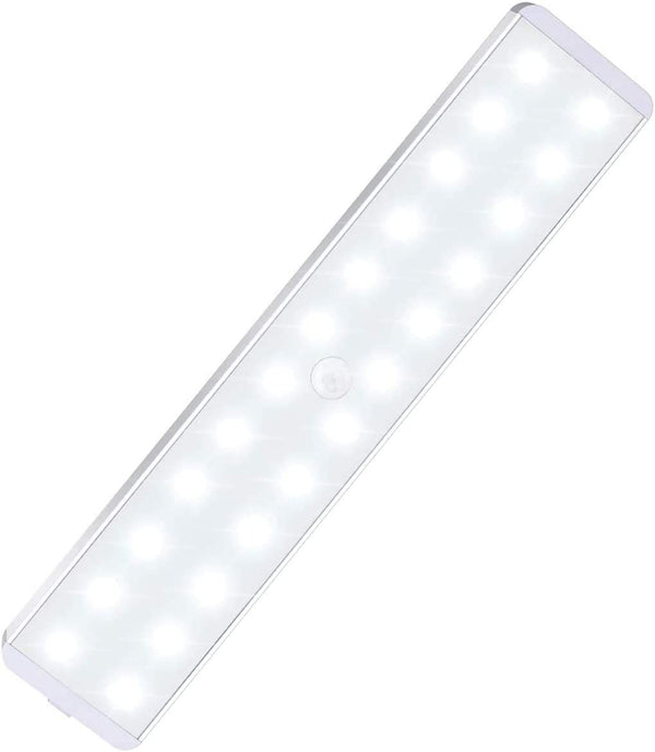  24 LED Stick Motion Sensor Light Wireless Under Cabinet for Wardrobe Stairs