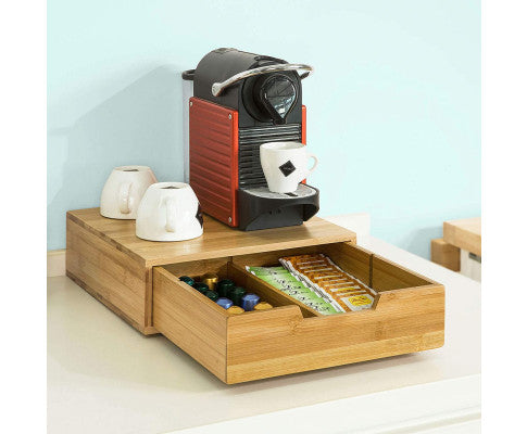  Coffee Machine Stand and Storage Box for Coffee Capsules