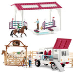 Schleich Large Playset Horse Club Vet Fitness Check For The Big Tournament 72140