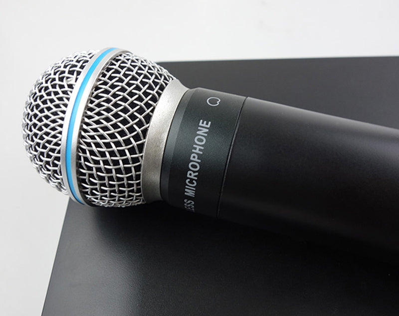 2-In-1 Uhf Wireless Microphone System Handheld Headset Lapel Bodypack