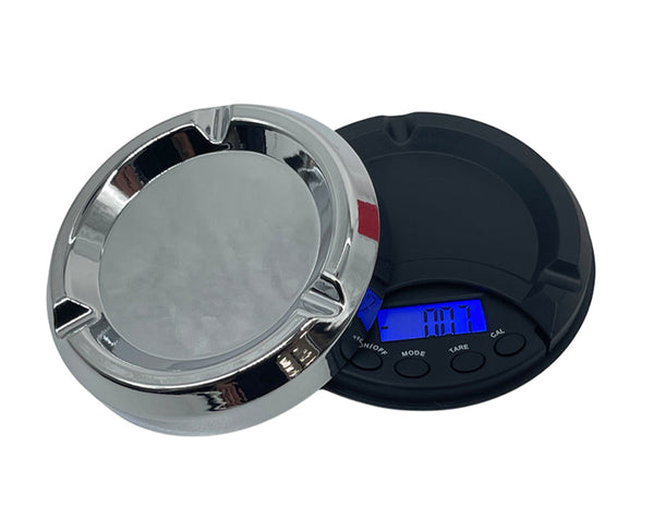  Ash Tray Jewellery Scale 500G Stainless Steel Platform 100G Max.