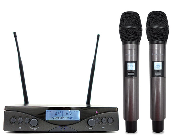  Twin Channel Wireless Microphone System