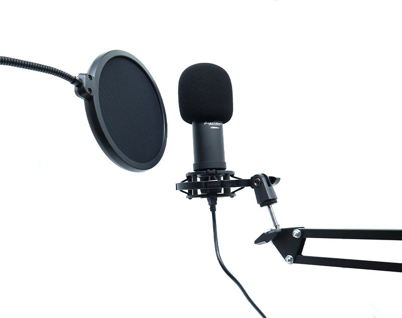Usb Mic Kit Usb Microphone Shock Mount Boom Arm Pop Filter