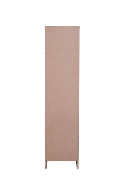 Alto Bathroom Tallboy Narrow High Cabinet With 1 Doors/3 Shelves - Oak/White