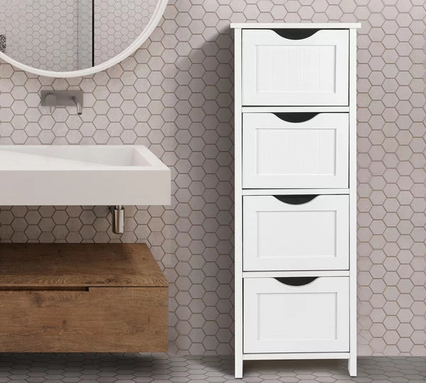  Chest Of Drawers Storage Cabinet - White