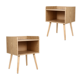 Bedside Table Side Table Bedroom Storage Set Of 2