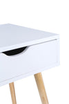 Bedside Table Side Table Bedroom Drawers Set Of 2 White
