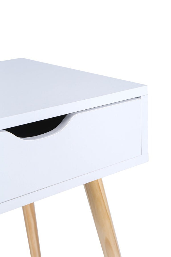  Bedside Table Side Table Bedroom Drawers Set Of 2 White