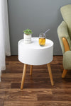 Tray Top Bedside Table Side Table Bedroom Modern Set Of 2