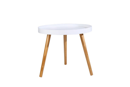 Round Bedside Table Large Side Table Bedroom Modern Furniture