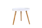 Round Bedside Table Large Side Table Bedroom Modern Furniture