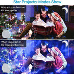 3 In1 Led Galaxy Starry Night Light Projector 3D Ocean Star Sky With Music Gift