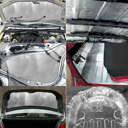 2MX1M 10mm Sound Deadener Car Heat Shield Insulation Deadening Noise Proofing Foam
