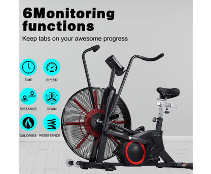 Spin Airbike, Exercise Bike, Indoor Fan Bike