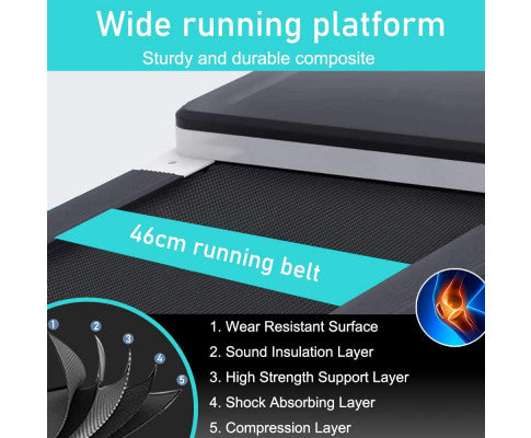 T60 Pro Luxury Foldable Treadmill Android Home Gym Cardio Running Machine