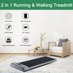 Sport C2 Foldable Portable Walking Pad Office Apartment Treadmill - Grey