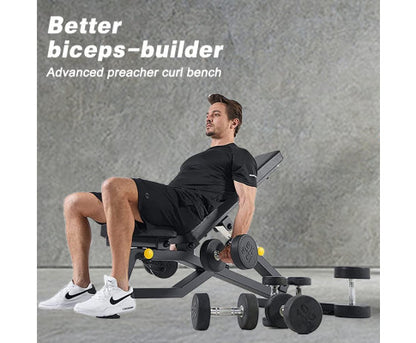 Heavy Duty Bench Foldable Adjustable Commercial Grade Capacity 450Kg