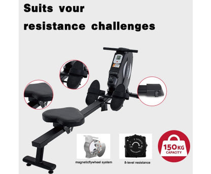 Magnetic Rowing Machine Exercise Fitness Home Gym Cardio