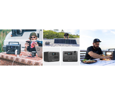 Eb55 Portable Power Station 700W/537Wh Lifepo4 Battery Backup Au Plug For Home Emergency Outdoor Camping