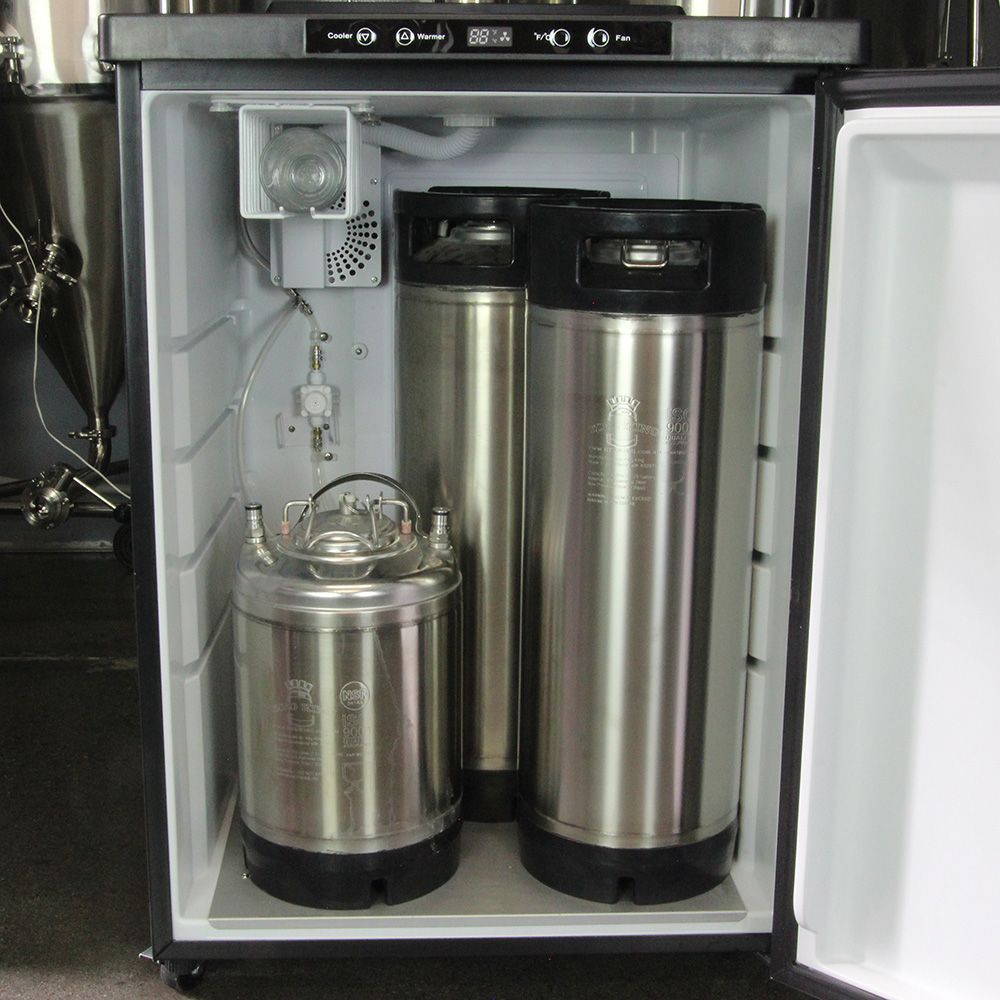 Beer Keg Fridge FasTap Edition KegMaster Series 4 Kegerator With Two Taps