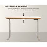Adjustable Desk Riser Frame - Two Leg Stand (Grey) EK-DRF-101-NT