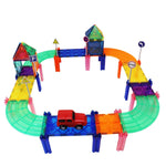 80 Piece Race Car Track Building Block Educational Toy Set