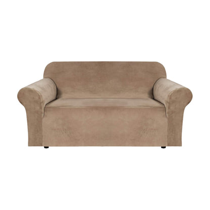 Velvet Sofa Cover 3 Seater (Blush Brown) HM-SF-107-RD