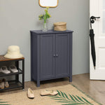 Floor Cabinet with 2 Doors Gray BCB60GY