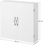 Wall Cabinet with 2 Doors White BBC320W01