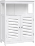 Floor Cabinet with Shelf and 2 Doors White BBC40WT