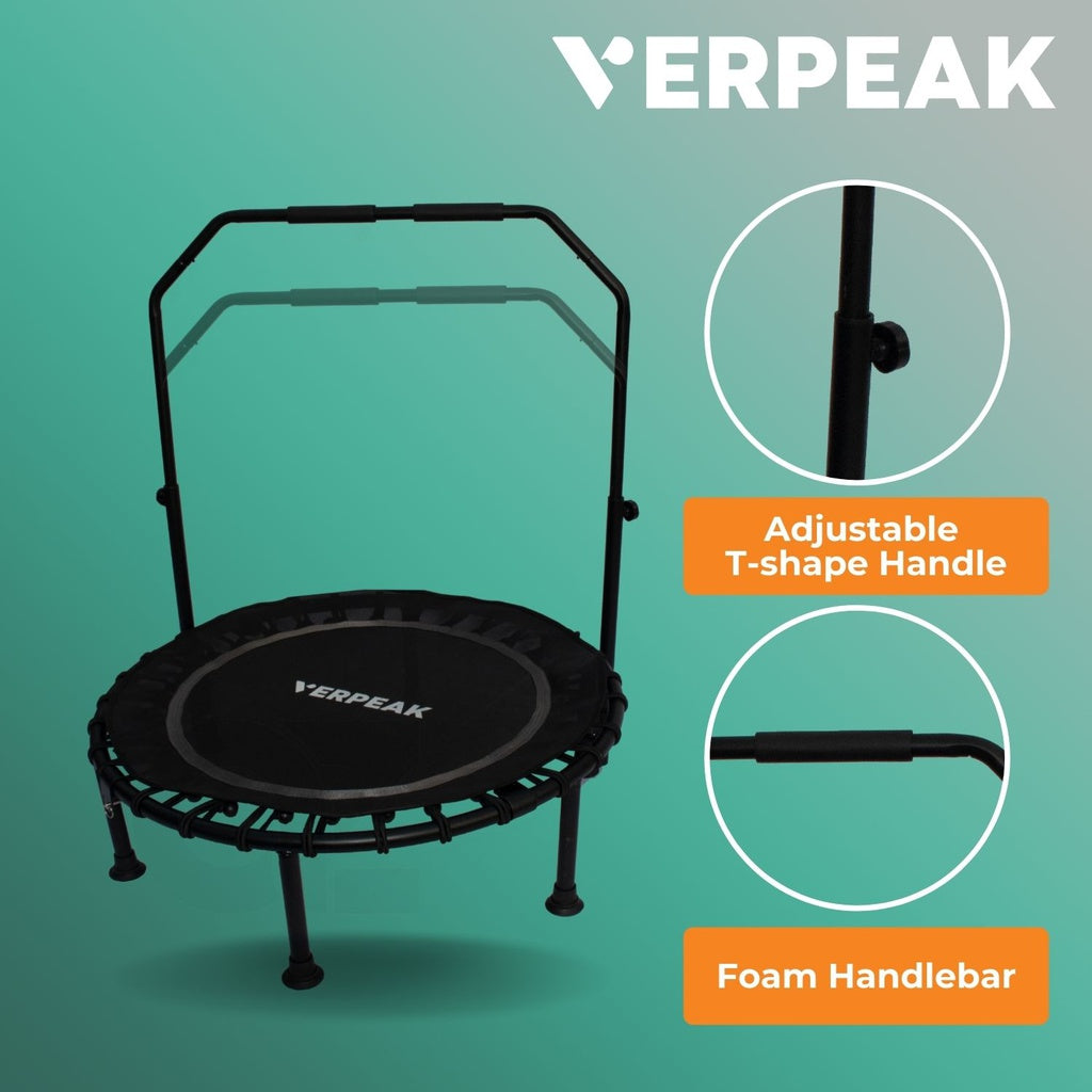 Fitness Trampoline 40" with U Shape Handrail VP-TP-102-JDI