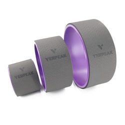 Yoga Wheel 3 pieces set Purple & Black VP-YBS-107-YR