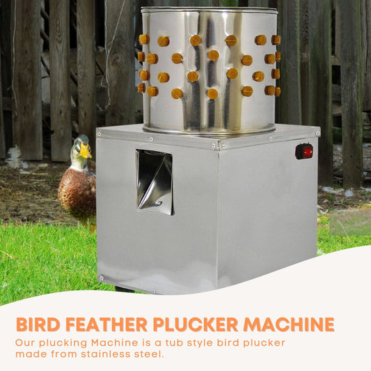 30cm Bird Feather Plucker Machine - Electric Automatic Quail Pigeon

 case_testing