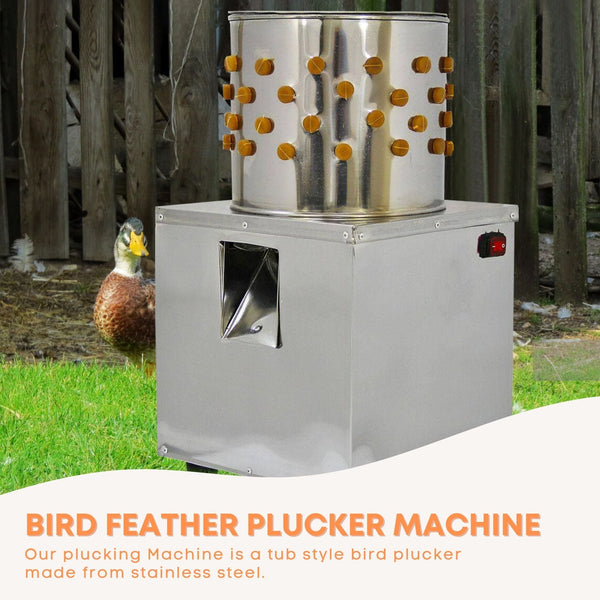  30cm Bird Feather Plucker Machine - Electric Automatic Quail Pigeon

 case_testing