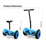 10 In With Bluetooth Speaker And Led Lights S- Electric Self Balancing Transporter Yellow Au