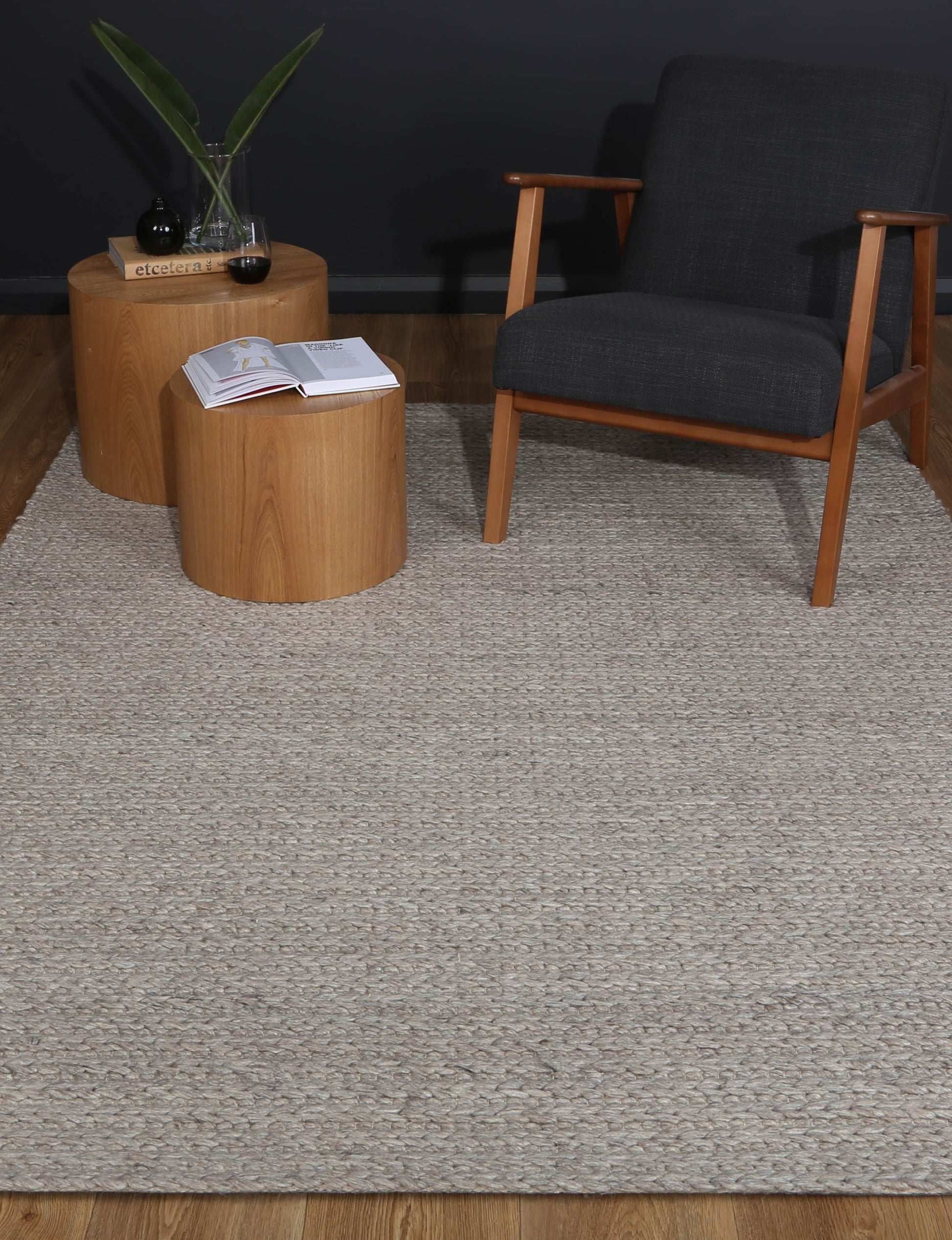 Cue Camel Wool Blend Rug 160x230cm