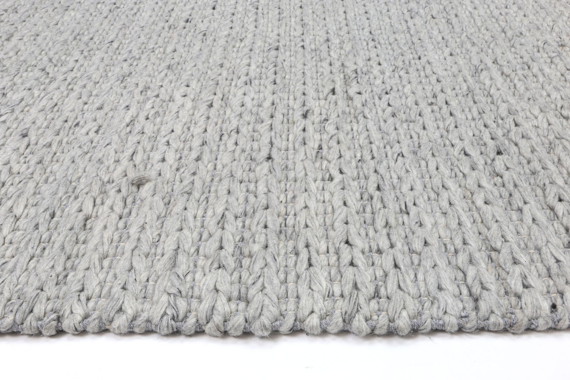 Cue Grey Wool Blend Rug 160x230cm