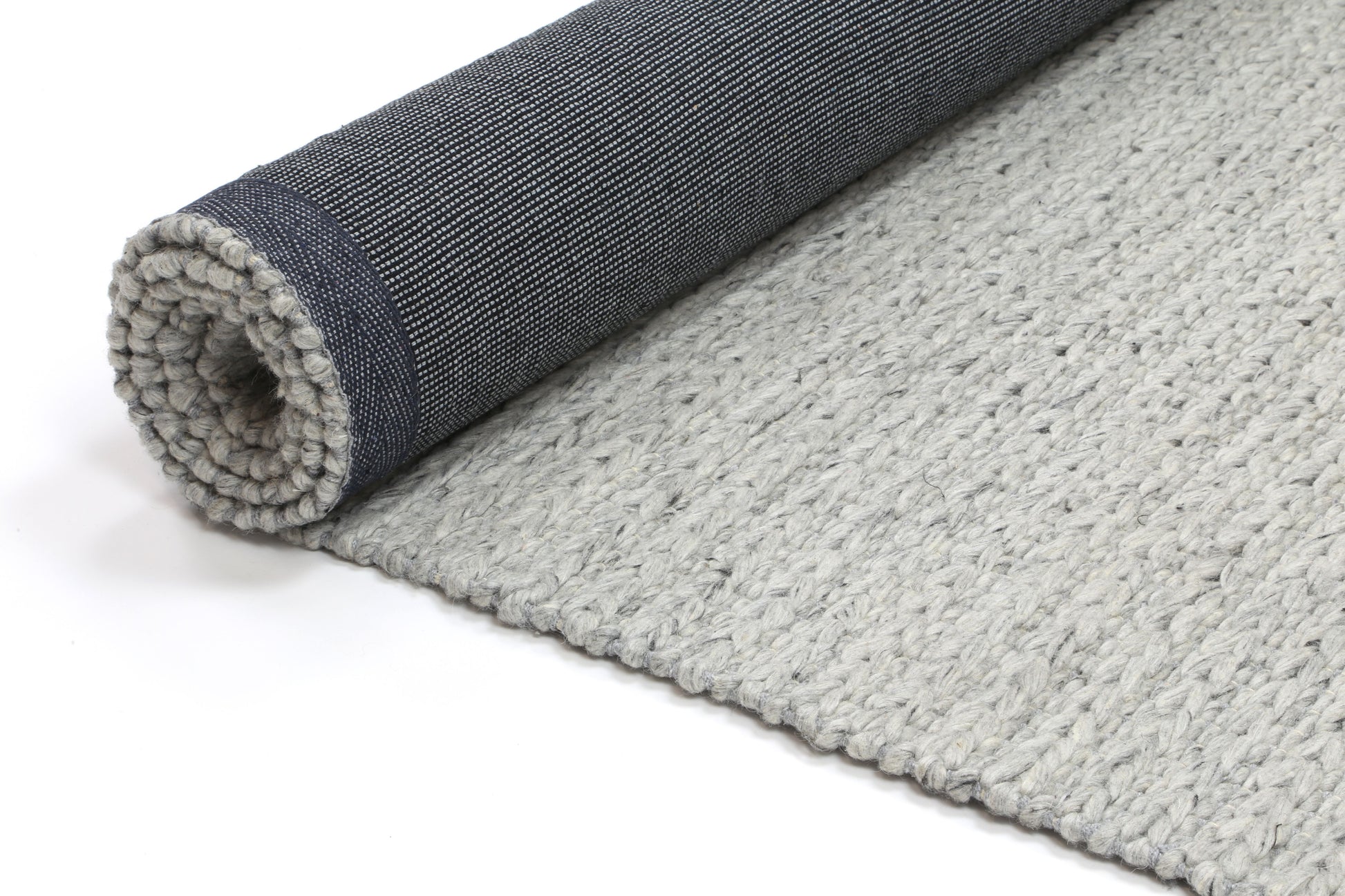 Cue Grey Wool Blend Rug 160x230cm
