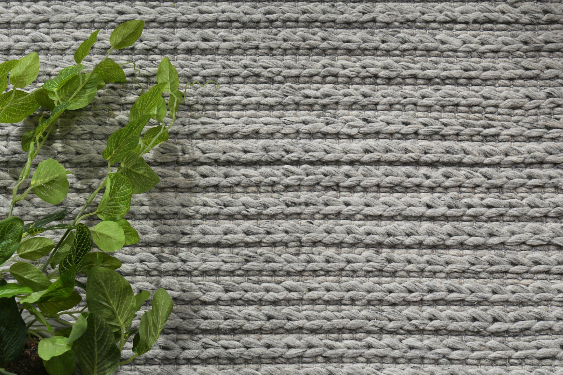 Cue Grey Wool Blend Rug 160x230cm