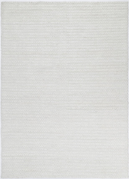 Cue White Wool Blend Rug 160x230cm