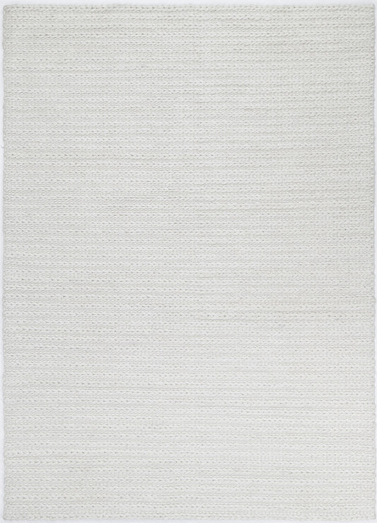 Cue White Wool Blend Rug 160x230cm